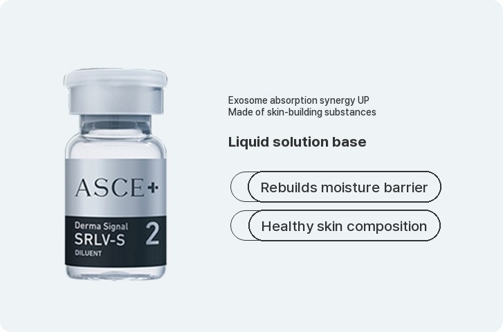 Exosome: Exosome absorption synergy UP Made of skin-building substances, Liquid solution base, Rebuilds moisture barrier, Healthy skin composition